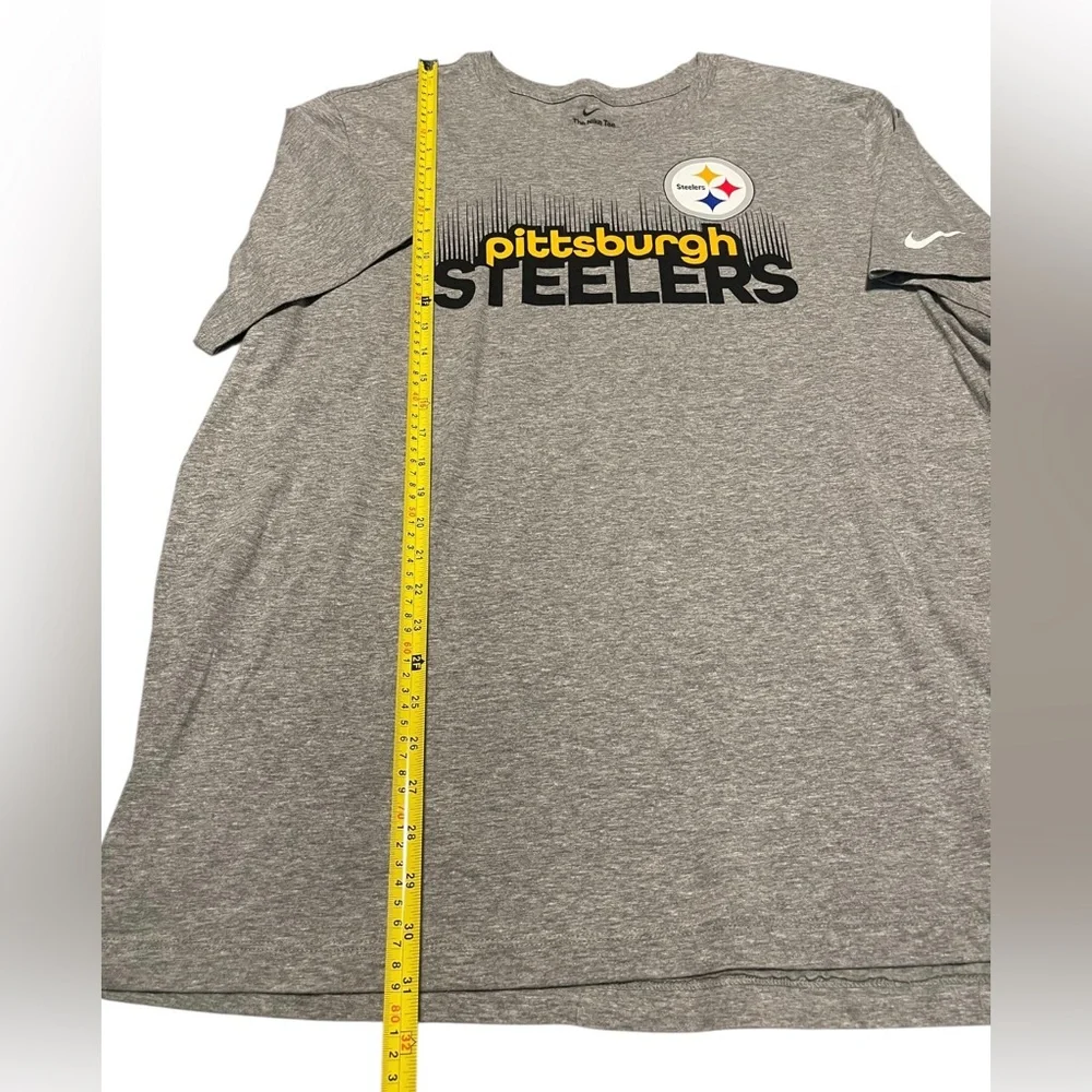 The Nike Tee Pittsburgh Steelers NFL T-Shirt Tee Grey Mens XXL